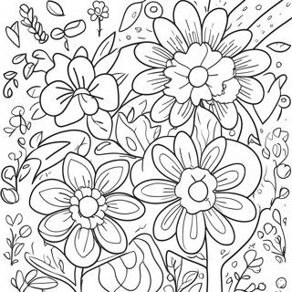 Pagina Para Colorir De Flores Mexicanas Vibrantes 53879-44900