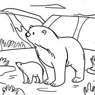 Animais Articos Na Tundra Pagina Para Colorir 53889-44915