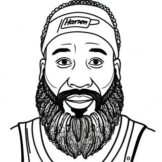 Pagina Para Colorir Do James Harden 53898-44910