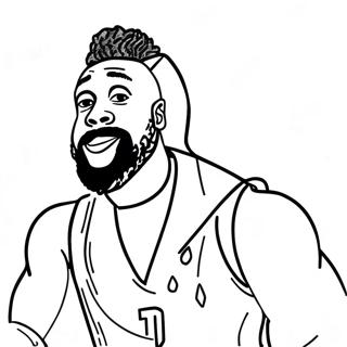 Pagina Para Colorir Do James Harden 53898-44912