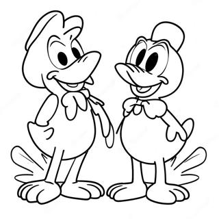 Pagina Para Colorir Do Donald E Daisy 53918-44930