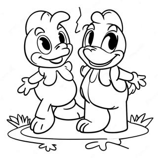 Pagina Para Colorir Do Donald E Daisy 53918-44932