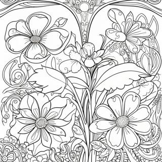 Pagina Para Colorir De Design Floral Art Nouveau 53938-44956