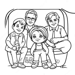 Pagina Para Colorir Da Familia Casa Cheia 53948-44946