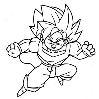 Pagina Para Colorir Do Goku Super Saiyajin Voando 53959-44965