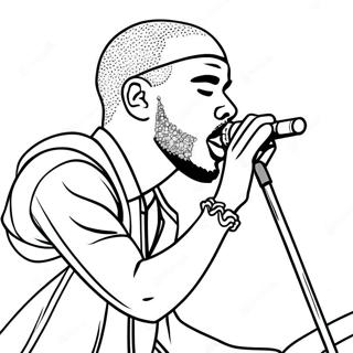 Frank Ocean Páginas Para Colorir