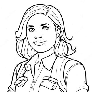 Pagina Para Colorir Da Aventura Do Personagem Do Filme Megan 54039-45031