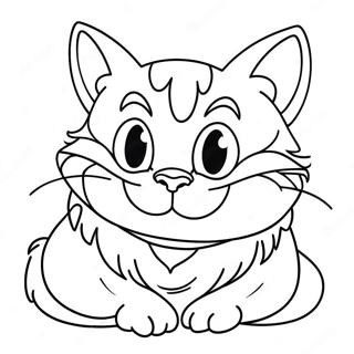 Pagina Para Colorir Do Gato De Cheshire Fantastico 5403-4325