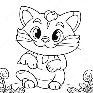 Pagina Para Colorir Do Gato De Cheshire Fantastico 5403-4327