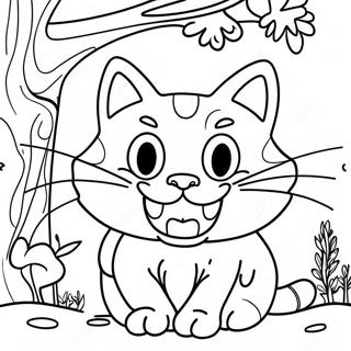 Pagina Para Colorir Do Gato De Cheshire Fantastico 5403-4328