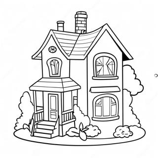 Pagina Para Colorir Da Casa Da Barbie Dos Sonhos 54090-45071