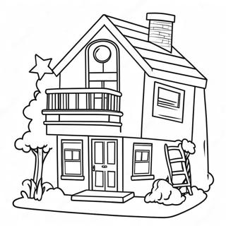 Pagina Para Colorir Da Casa Da Barbie Dos Sonhos 54090-45072