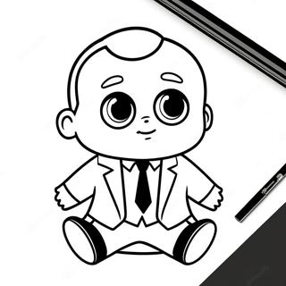 Pagina Para Colorir Do Boss Baby De Terno 54241-45171