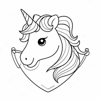 Pagina Para Colorir Do Unicornio De Dia Dos Namorados 54250-45180