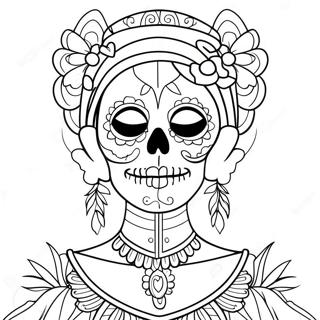 Pagina Para Colorir Da Catrina 54310-45218