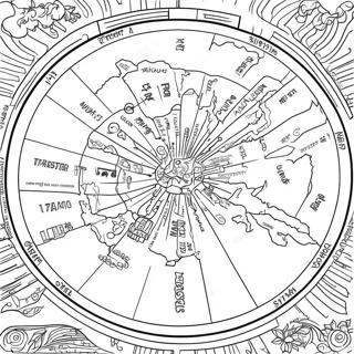 Mapa Páginas Para Colorir