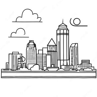 Pagina Para Colorir Horizonte Vibrante De Memphis 54432-45309