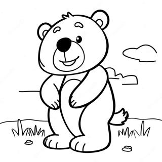 Pagina Para Colorir Do Urso Marrom 5452-4362