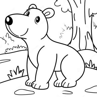 Pagina Para Colorir Do Urso Marrom 5452-4363