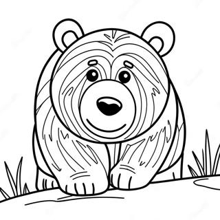 Pagina Para Colorir Do Urso Marrom 5452-4364