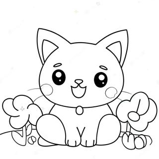 Gato Doce Poppy Playtime Páginas Para Colorir