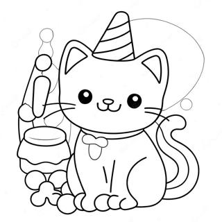 Pagina Para Colorir Do Gato Doce Em Uma Doceria 54532-45396