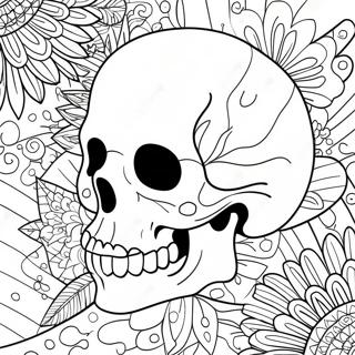 Pagina Para Colorir Do Cranio Do Amor 54571-45423