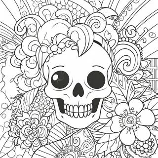 Pagina Para Colorir Do Cranio Do Amor 54571-45424