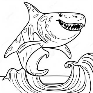 Pagina Para Colorir Do Monstro Megalodon 54621-45459