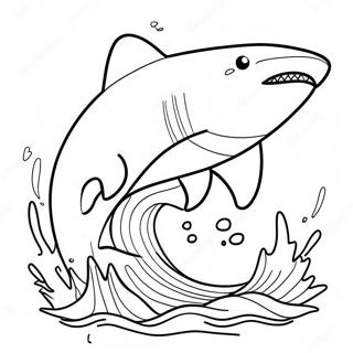 Pagina Para Colorir Do Salto Epico Do Megalodon 54622-45464