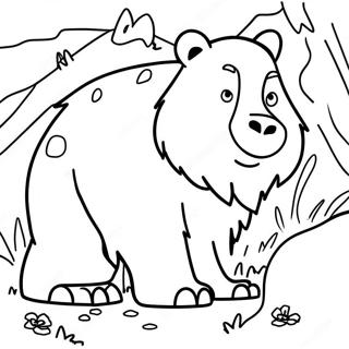 Pagina Para Colorir Do Grizzly E Os Lemmings 54641-45479