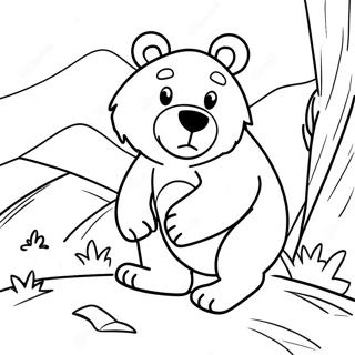 Pagina Para Colorir Da Aventura Do Grizzly O Urso E Os Lemmings 54642-45483