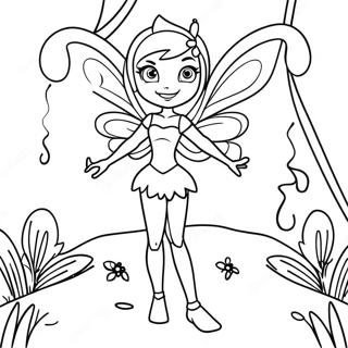 Pagina Para Colorir Flora Do Winx Club Na Natureza 54712-45540