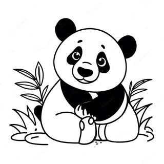 Pagina Para Colorir Panda Brincalhao Wwf 54742-45563