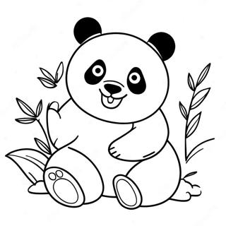 Pagina Para Colorir Panda Brincalhao Wwf 54742-45564