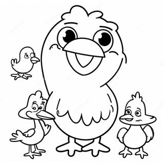 Pagina Para Colorir Do Big Bird Com Amigos 54782-45601