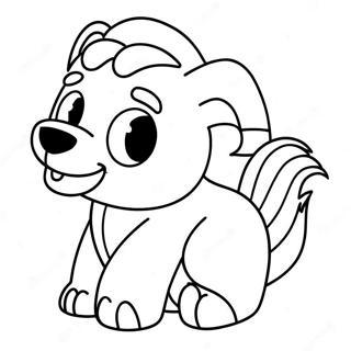 Pagina Para Colorir Do Webkinz 54791-45590