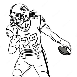 Pagina Para Colorir Do Jalen Ramsey Em Acao 54812-45622