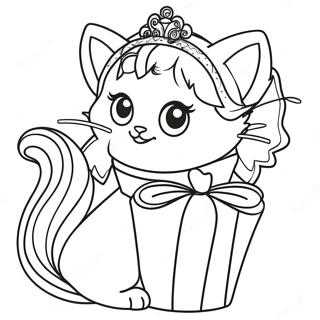 Pagina Para Colorir Da Gata Barbie 54891-45674