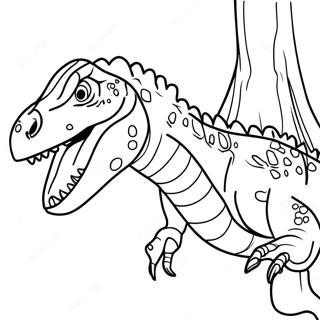 Pagina Para Colorir Do Indoraptor Do Mundo Jurassico 55091-45844