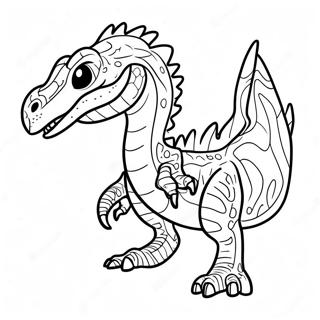 Pagina Para Colorir Do Indoraptor Feroz Em Acao 55092-45846