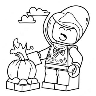 Pagina Para Colorir Do Halloween Lego 55121-45862