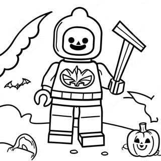 Pagina Para Colorir Do Halloween Lego 55121-45863