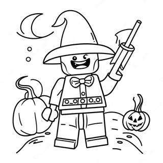 Pagina Para Colorir Do Halloween Lego 55121-45864