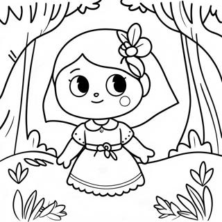 Pagina Para Colorir De Amelia Em Uma Floresta Magica 55172-45906