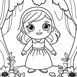 Pagina Para Colorir De Amelia Em Uma Floresta Magica 55172-45907