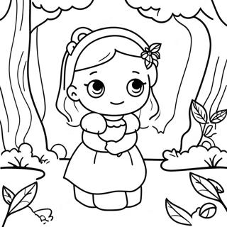 Pagina Para Colorir De Amelia Em Uma Floresta Magica 55172-45908