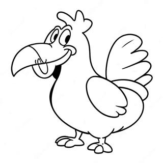 Pagina Para Colorir Foghorn Leghorn Em Uma Pose Comica 55222-45946