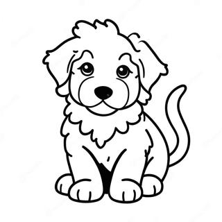 Pagina Para Colorir Filhote De Aussiedoodle Fofo 55262-45984