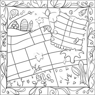 Pagina Para Colorir Do Colcha De Jardim De Infancia 55291-45991